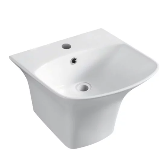 Chậu treo tường có giá đỡ gắn tường 6515-F3-8000